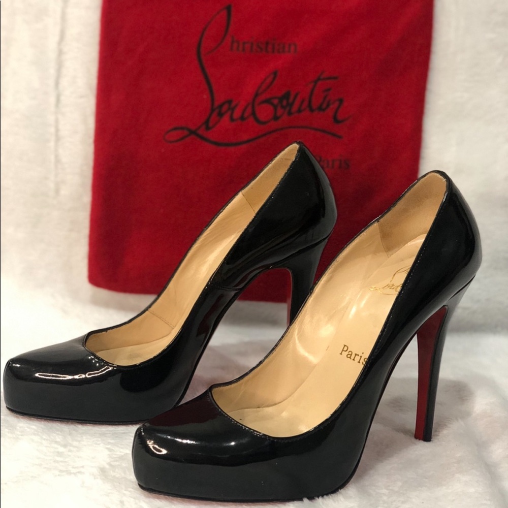 Black Patent Pumps